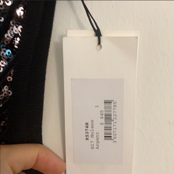 NWT Sandro sequin A line dress - Picture 7 of 9